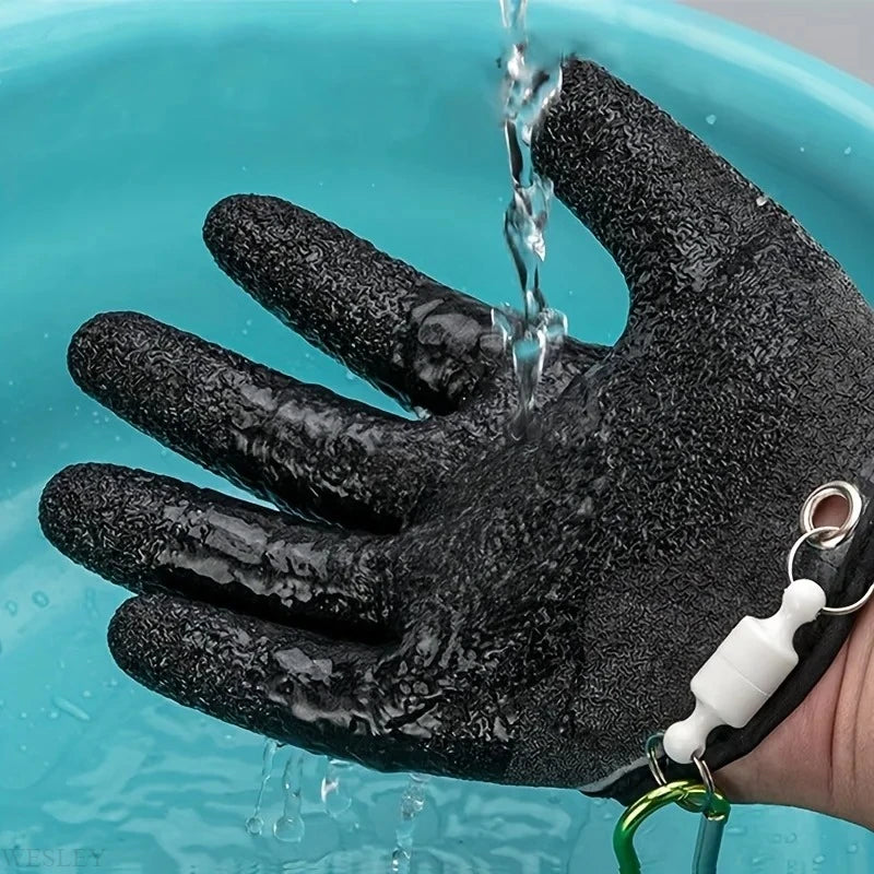 Luva de Pesca Antiderrapante com Ímã