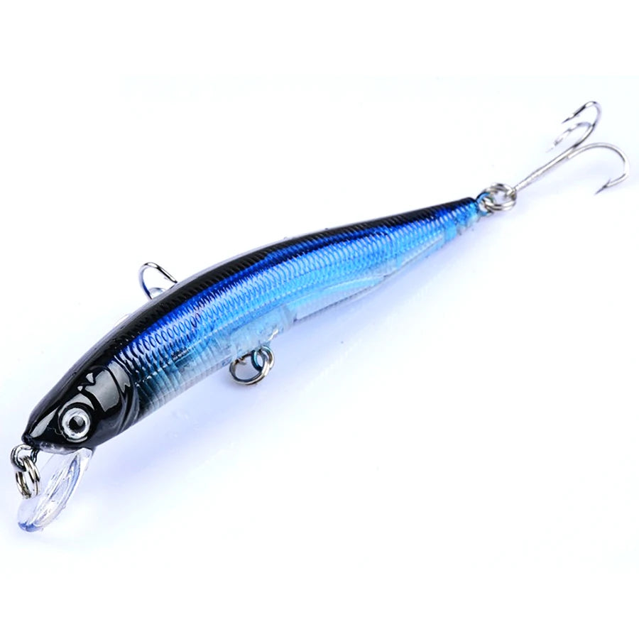 Kit com 5 Iscas Artificiais Minnow