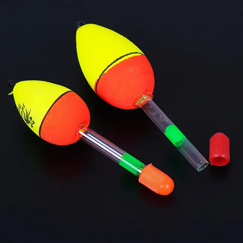 Kit 50 Boias Luminosa para Pesca Noturna