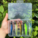 Kit com 5 Iscas Artificiais Minnow