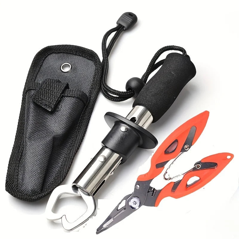 Kit Alicate e Pinça Labial para Pesca