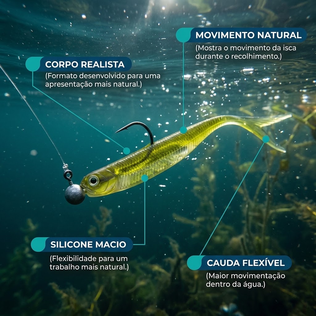 Isca Soft 75mm – Alto Realismo